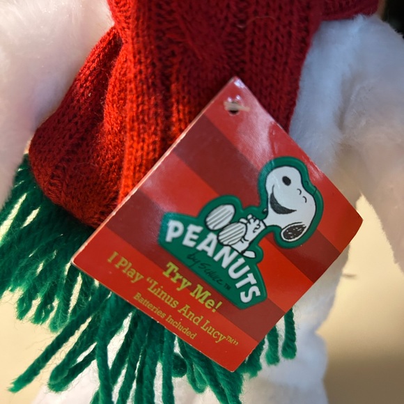 Peanuts x DanDee Snoopy Christmas Winter Animated Plush 2014 Collectible NWT - Picture 6 of 7